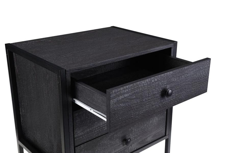 Timber Art Design Zahra Bedside Table Cabinet Bedroom Furniture Nightstand 3 Drawer