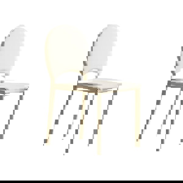 Yedda Dining Chair, Cream-Weilai Concept-Weilai Concept