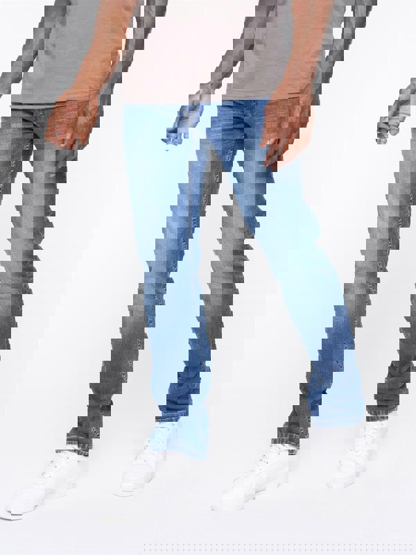 Crosshatch Svelte Slim Fit Stretch Jeans Stone Wash