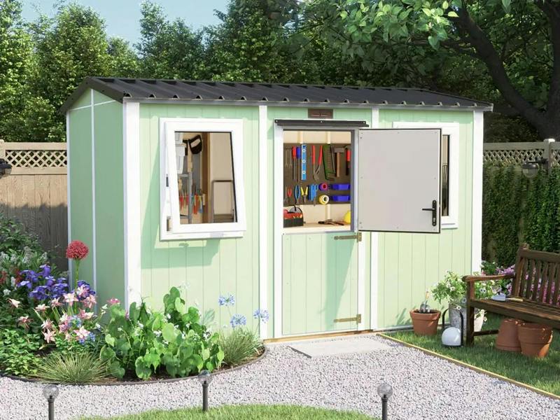 Dunster House Composite Apex Workshop W3.6m x D24m / W11'6" x D8'