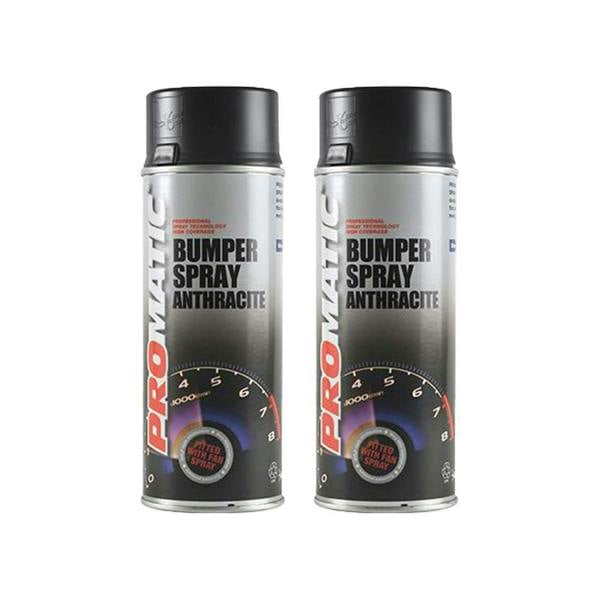 Promatic 2X Promatic Bumperspray Anthracite Spray Paint 400ml
