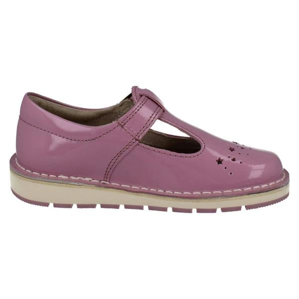 Clarks Girls Clarks T-Bar Shoes Joyful Skip