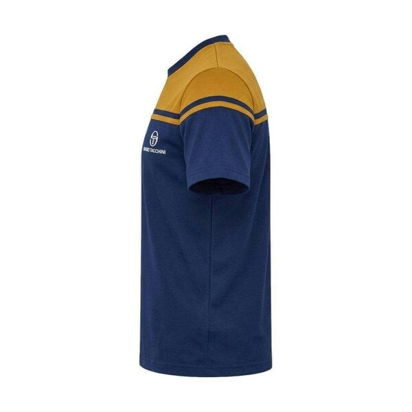 Sergio Tacchini New Young Line T-Shirt Golden Brown/Maritime Blue