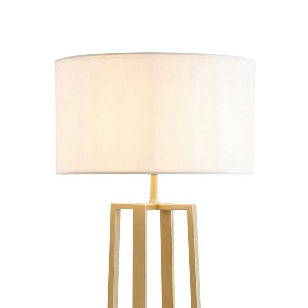 Pagazzi Lighting Savine Champagne Gold Floor Lamp