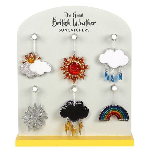 Serano Set of 24 British Weather Suncatchers