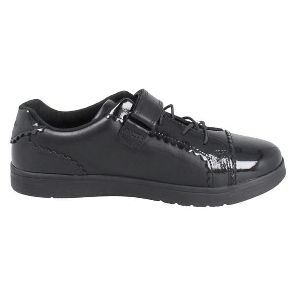 Clarks Girls Clarks Closed Top School Shoes With Removable Charms Disco Charm