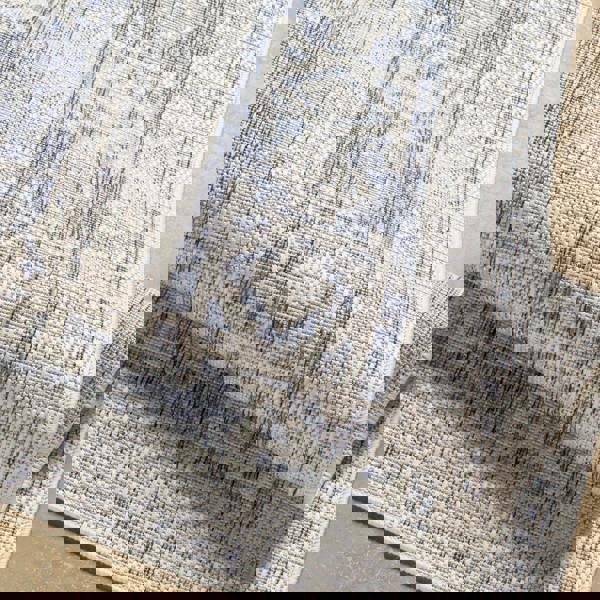 Livabliss Tuareg-Global Blue Grey Off-White Vintage In- & Outdoor Rug