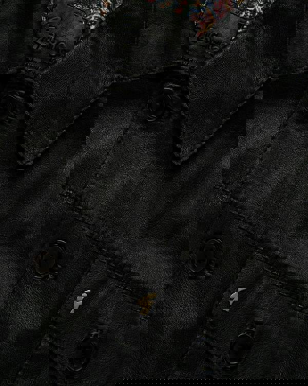 Gabicci AGABJ05 Leather Sam Jacket BLACK