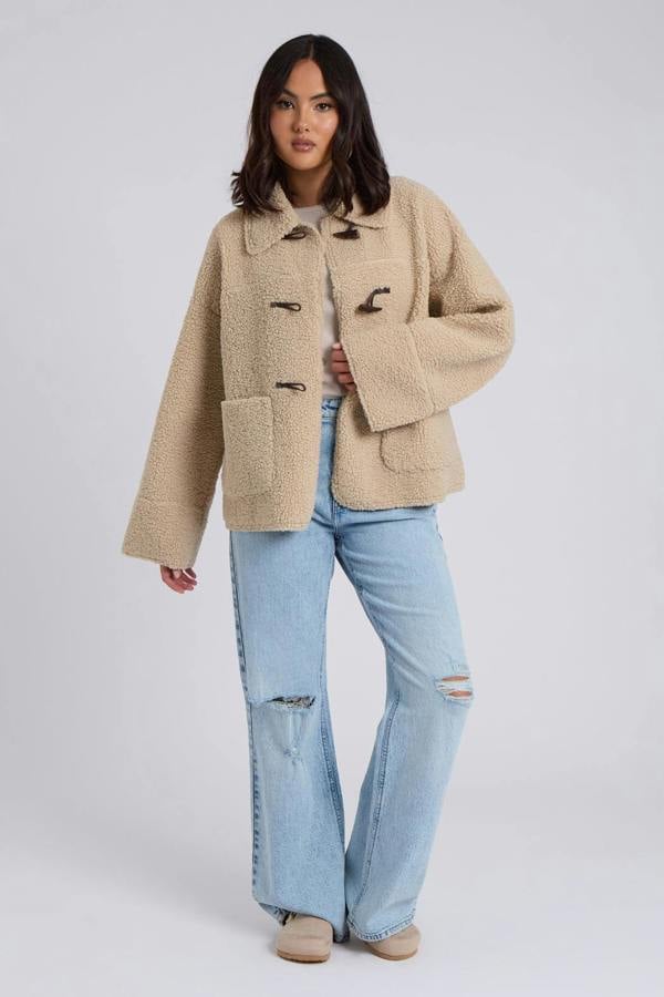 Urban Bliss Borg Duffle Coat
