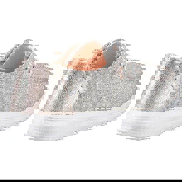 HEYDUDE Wendy Metallic Sparkle Shoes - Rose Gold