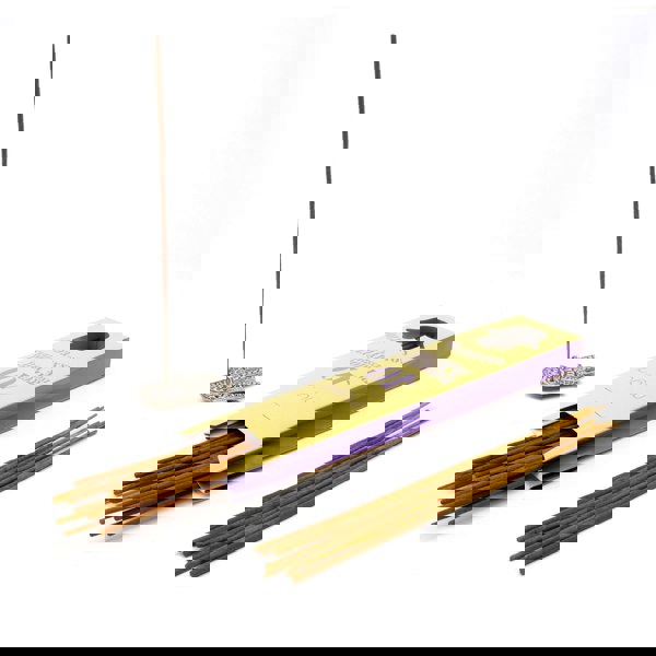 Myga Spirit Incense Stick Set – 4 Unique Scents with Hamsa Holder