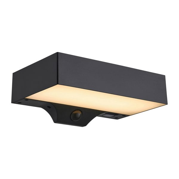 Nordlux Monay Square Solar | Wall light | Black