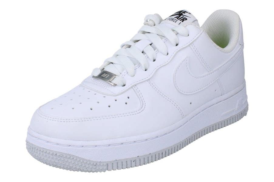 Nike Womens Air Force 1 07 Next Nature Trainers Dc9486  101 - White White Black 101 - Photo 0