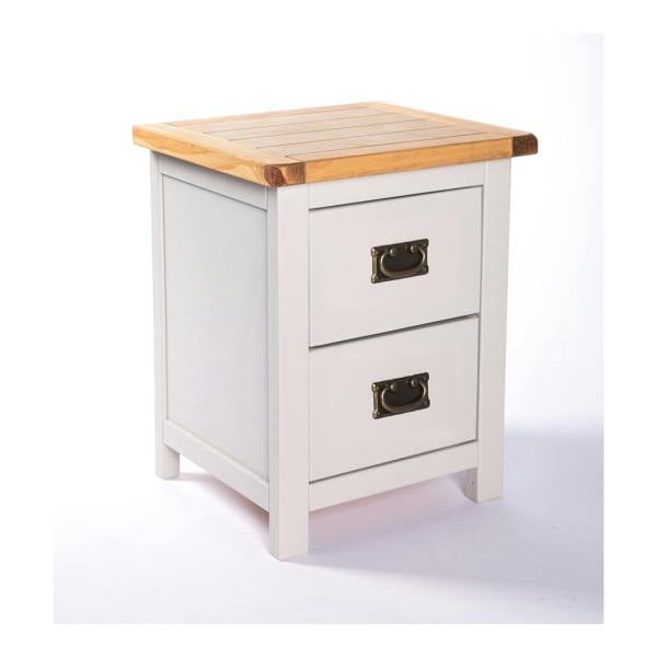 Cabinet Bits Argenta 2 Drawer Bedside Table