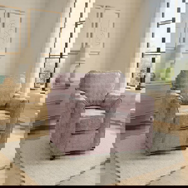 Furnishings For Less Monaco Chenille Fabric Armchair