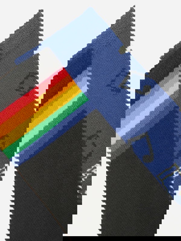 Mini Rodini Kids Rainbow 2 Pack Socks Set in Multicolour