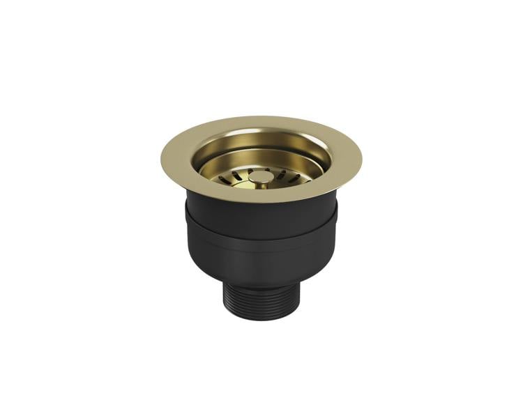Top-Fix | Basket Strainer Kitchen Sink Waste | Brushed Brass Finish