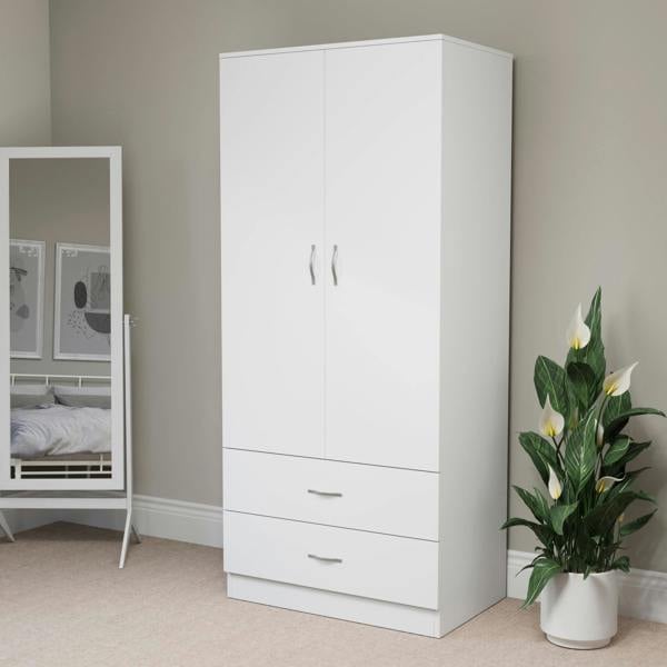 Vida Designs Riano 2 Door 2 Drawer Wardrobe
