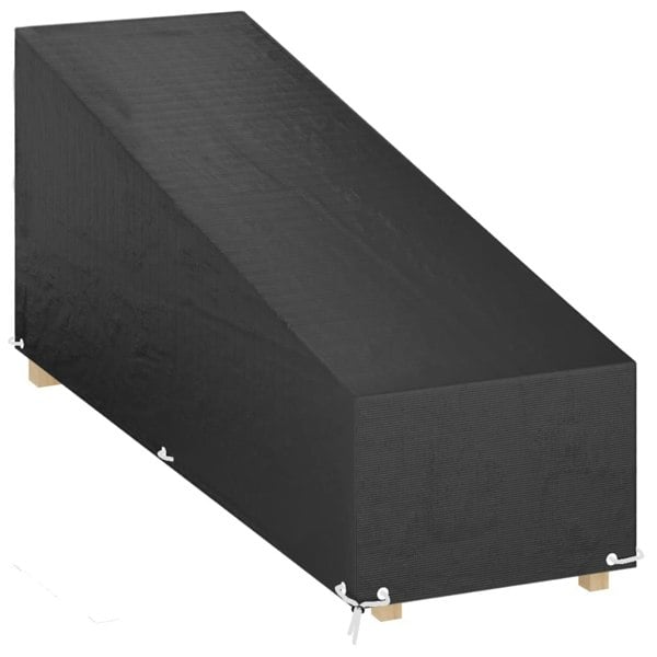 Berkfield Sunlounger Cover 12 Eyelets 200x65x35/60 cm Polyethylene