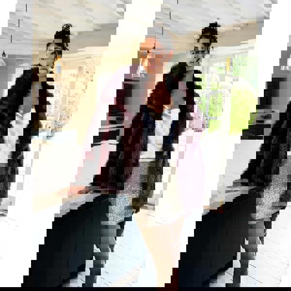 Blue Vanilla Sequin Mini Skirt