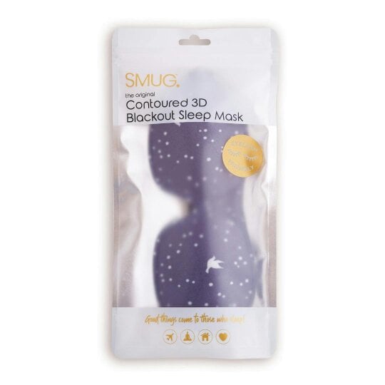 SMUG Contoured 3D Blackout Sleep Mask - Night Sky Print