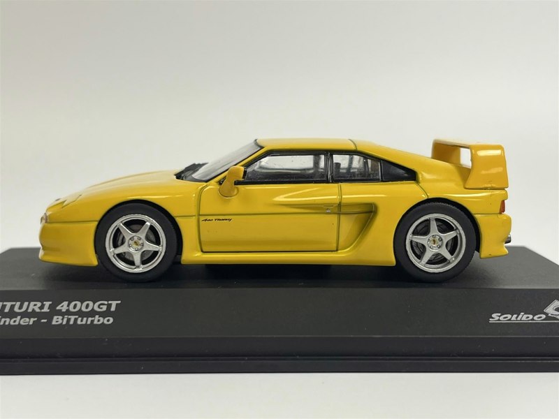 Solido Venturi 400 GT Yellow 6 Cylinder Bi Turbo 1:43 Scale Solido 4313402