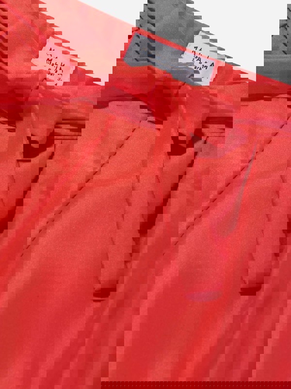 Mama Luma Girls Striped Mini Shorts in Red