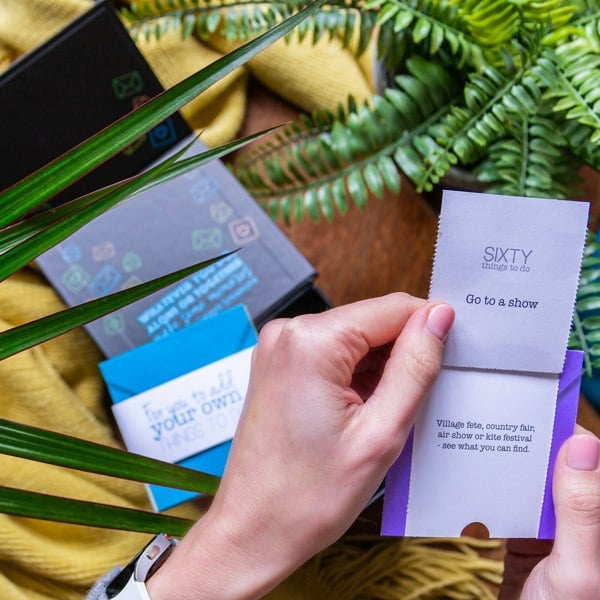 A Year of Dates 60th Birthday gift: Sixty Things To Do When You Are 60