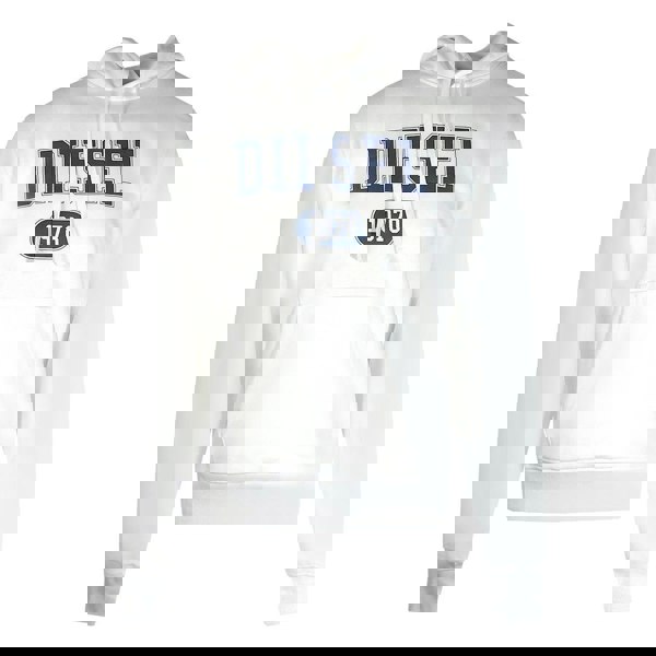 Diesel Mens 1978 Bold Logo Hoodie - White