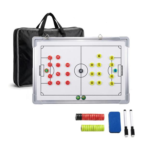 Centra Magnetic Football Tactics Board Double Sided Soccer Coaching Clipboard Training