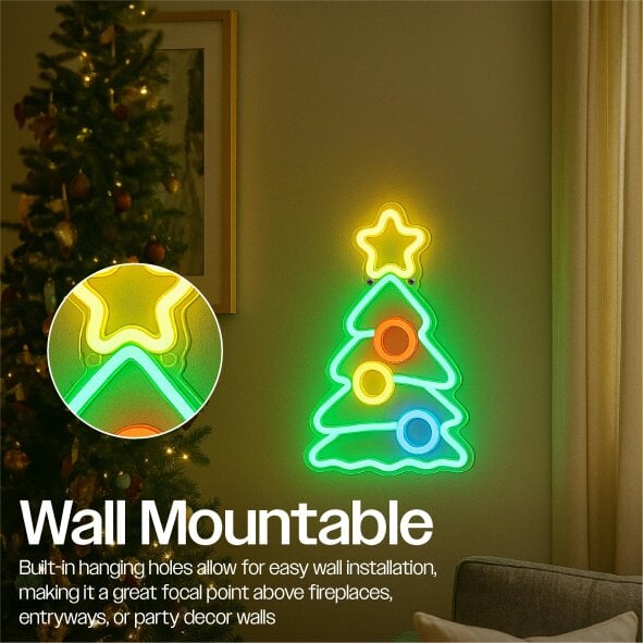 Scotts of Stow Xmas Haus LED Neon Festive Lights
