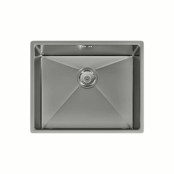 Flode Möckeln | 1.0 Bowl Stainless Steel Kitchen Sink | Inset or Undermounted | Strainer Waste Supplied | Brushed Steel Finish
