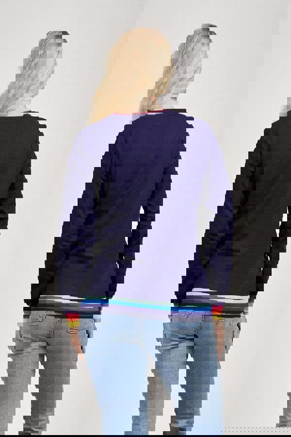 Mudflower Rainbow Drop Shoulder Jumper