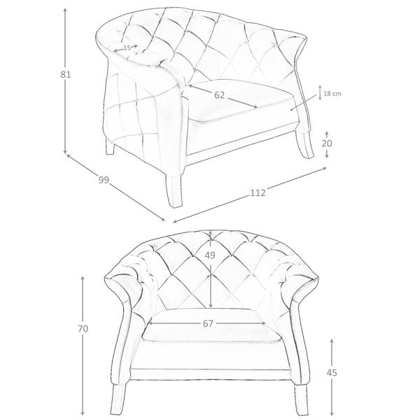 Angel Cerdá Grey leather armchair 5132