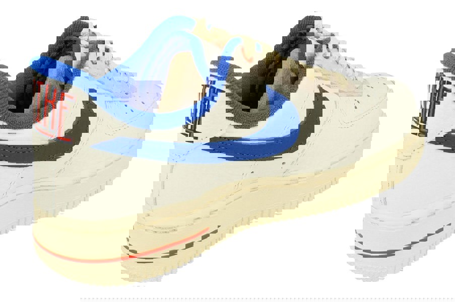 Nike Womens Air Force 1 07 Lx Trainers Dr0148  100 - Summit White Hyper Royal 100 - Photo 2