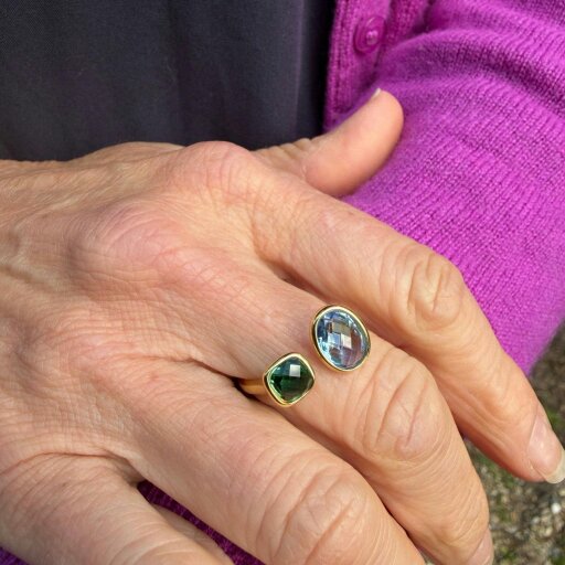 Reeves & Reeves Iris Two Stone Ring