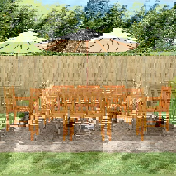 Berkfield Garden Chairs 8 pcs 56x55.5x90 cm Solid Wood Acacia