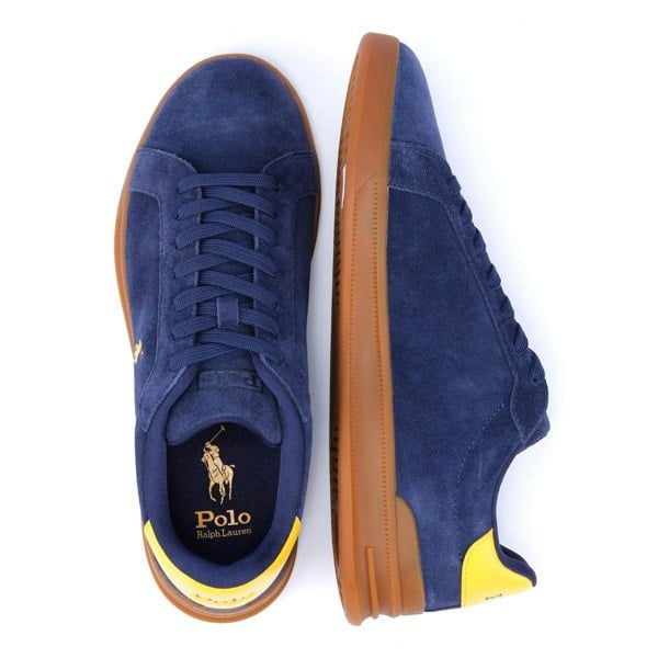 Ralph Lauren - 809940313001 Mens HRT CT II Sneakers Low Navy/Gold