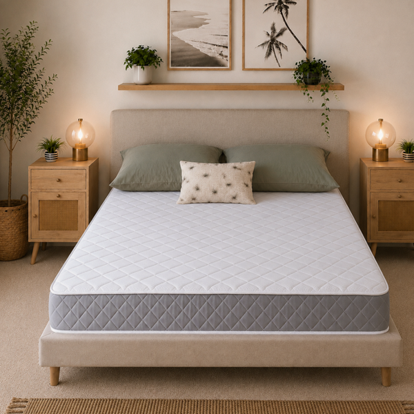 eXtreme Comfort Spring Coil Diamond Grey Essentials Mattress Foam Free Spring Coil