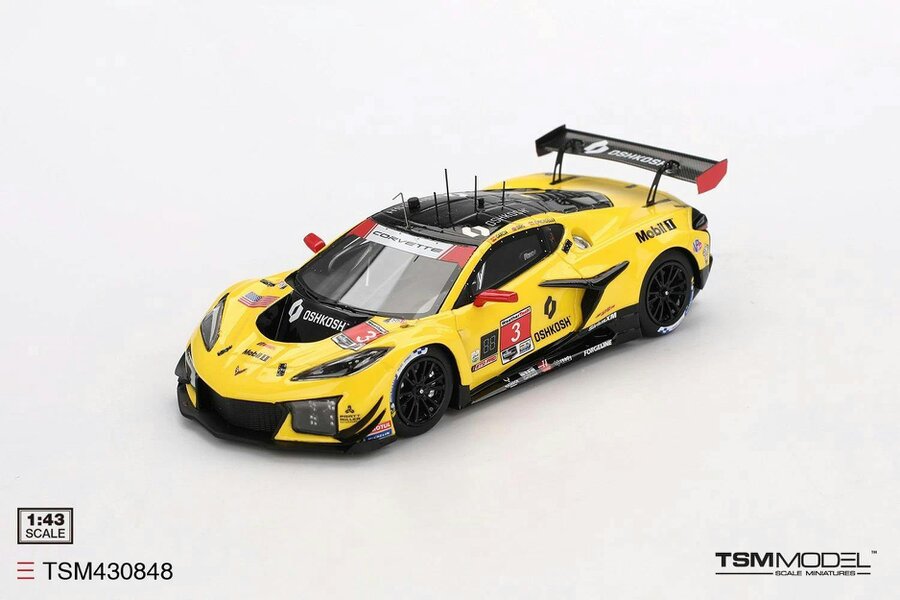 MCSlots Chevrolet Corvette Z06 GT3.R #3 Corvette Racing By Pratt Miller Motorsports 2025 IMSA Daytona 24Hrs 1:43 Scale TSM430848