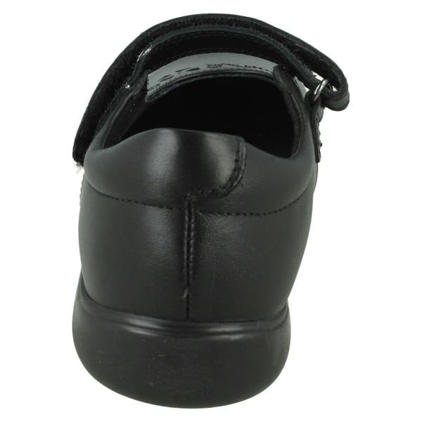 Start-rite Girls Start-Rite Heart-Bow School Shoes Glisten