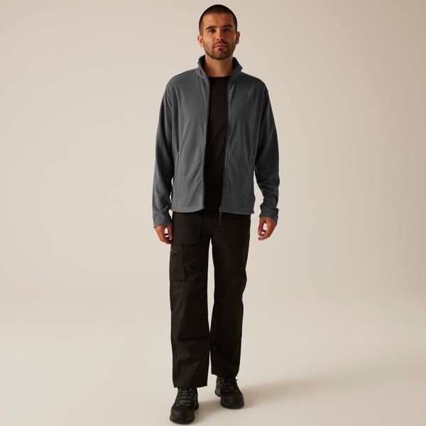 Regatta Mens Classic Microfleece Jacket - Seal Grey