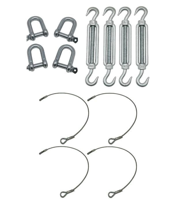 Static Caravan Tie Down Kit (Wire Rope Restraining Tether Mobile Home Siting)