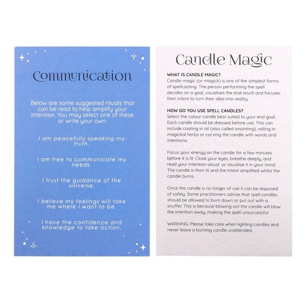 Serano Pack of 12 Communication Spell Candles