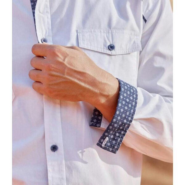 Atlas For Men Mens Poplin Shirt - White