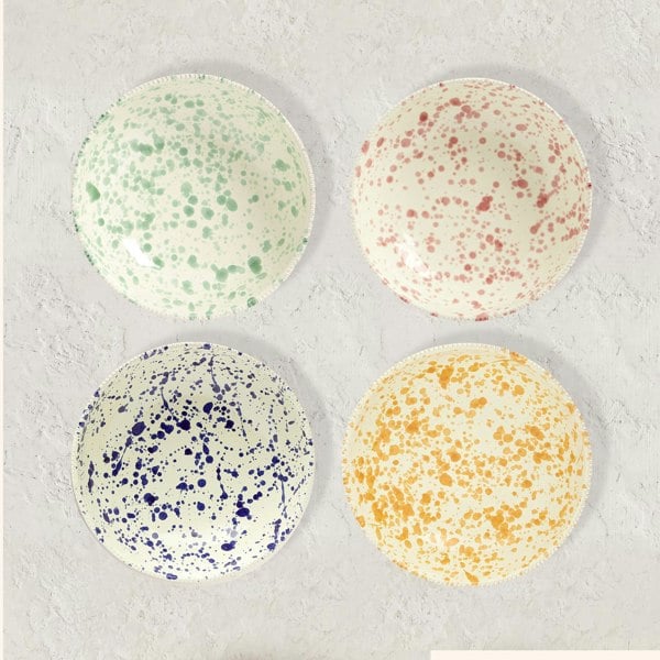Hot Pottery Mixed Pasta Bowl Set - 4 Pieces