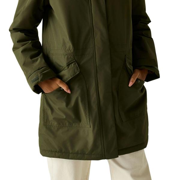 Regatta Womens/Ladies Sophia Insulated Waterproof Jacket - Dark Khaki - 