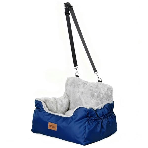 Skylos Small Dog Booster Car Seat Dog Washable Pet Travel Bed With Leash Storage