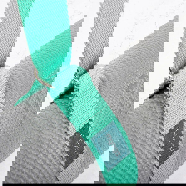 Myga 2-in-1 Yoga Belt Strap Available in 6 Colours: Turquoise, Black, Dusty Pink, Royal Blue, Plum, and Grey