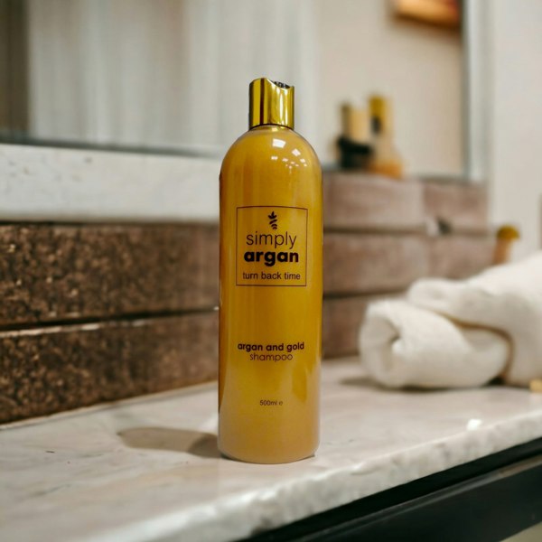 Simply Argan argan infused gold shampoo